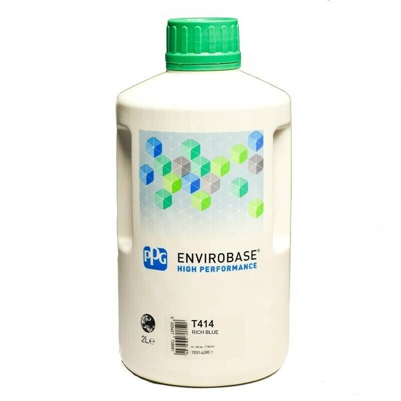 T414 PPG Wasserlack T414 Rich Blue in 2 ltr. Enviro - Autolackdiscount 24